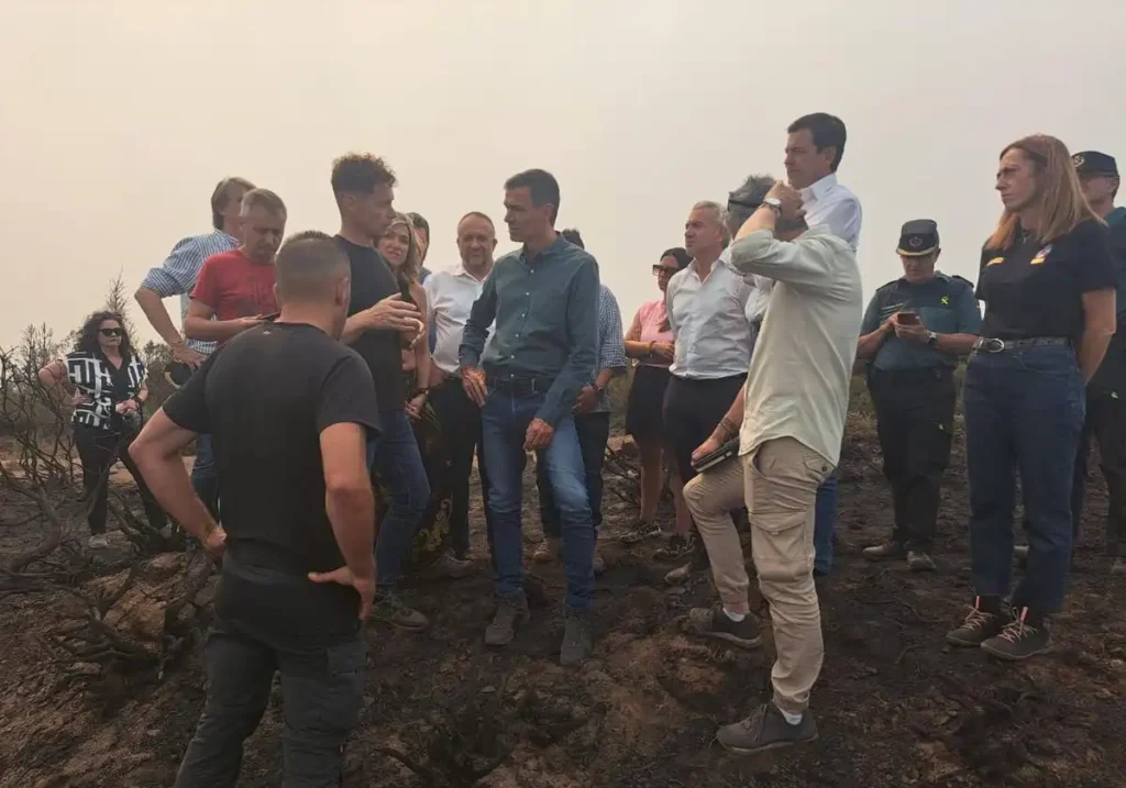 La Visita Real a las Zonas Afectadas por Incendios: Un Compromiso con la Recuperación
