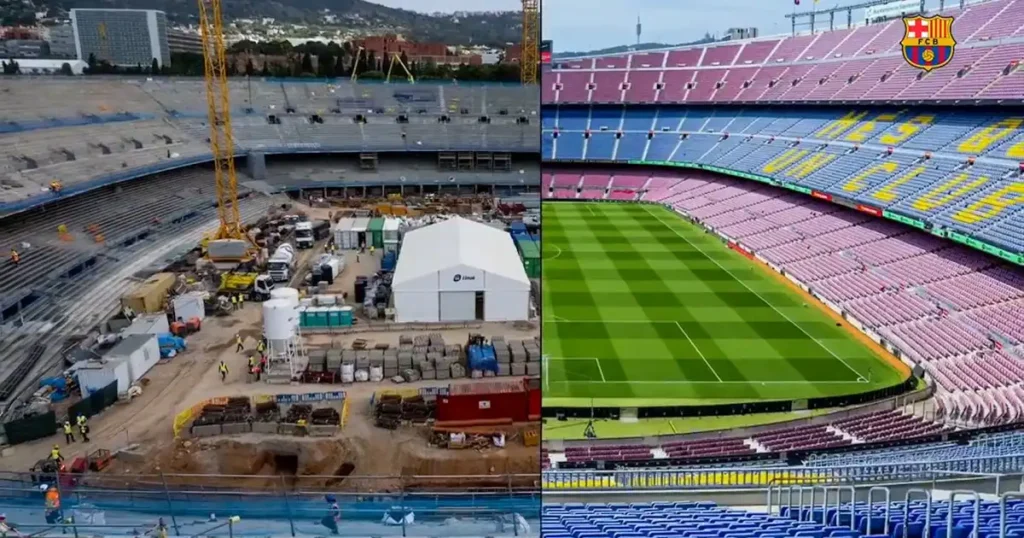 Controversias y Desafíos en el Camp Nou: Un Estadio en Obras