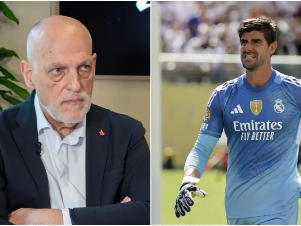 Courtois desafía a Tebas: Un debate sobre el futuro del fútbol y la NFL en España