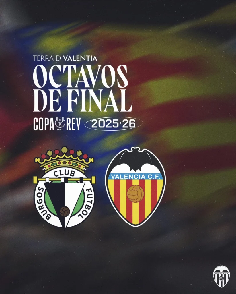 El Valencia CF busca redención en la Copa del Rey ante el Burgos
