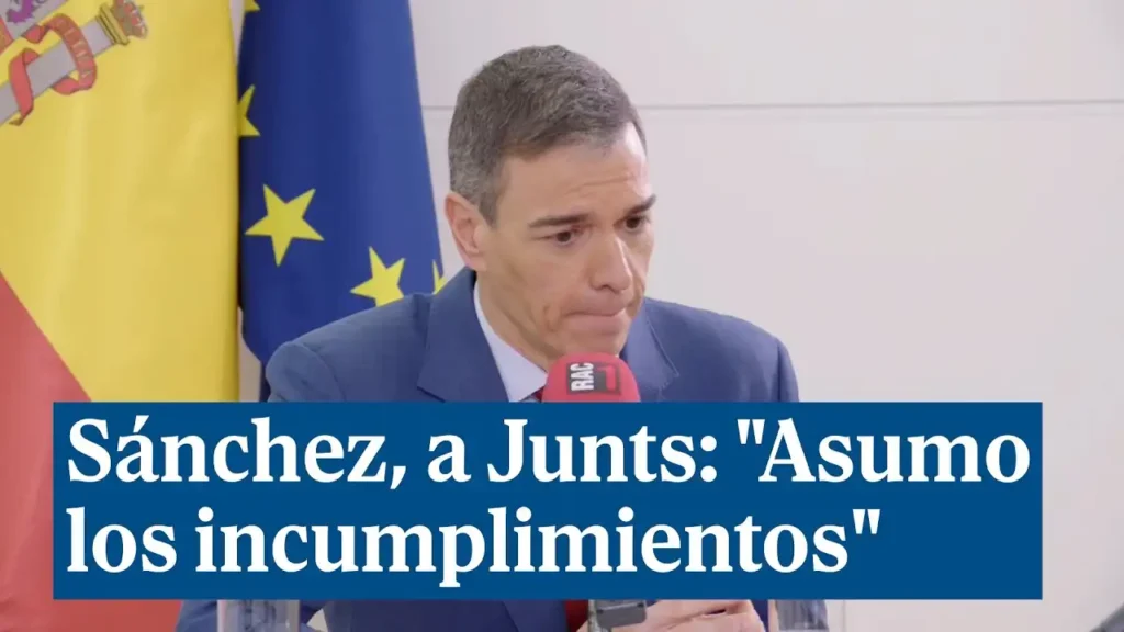 El giro de Sánchez: un intento de reconciliación con Junts en medio de tensiones políticas