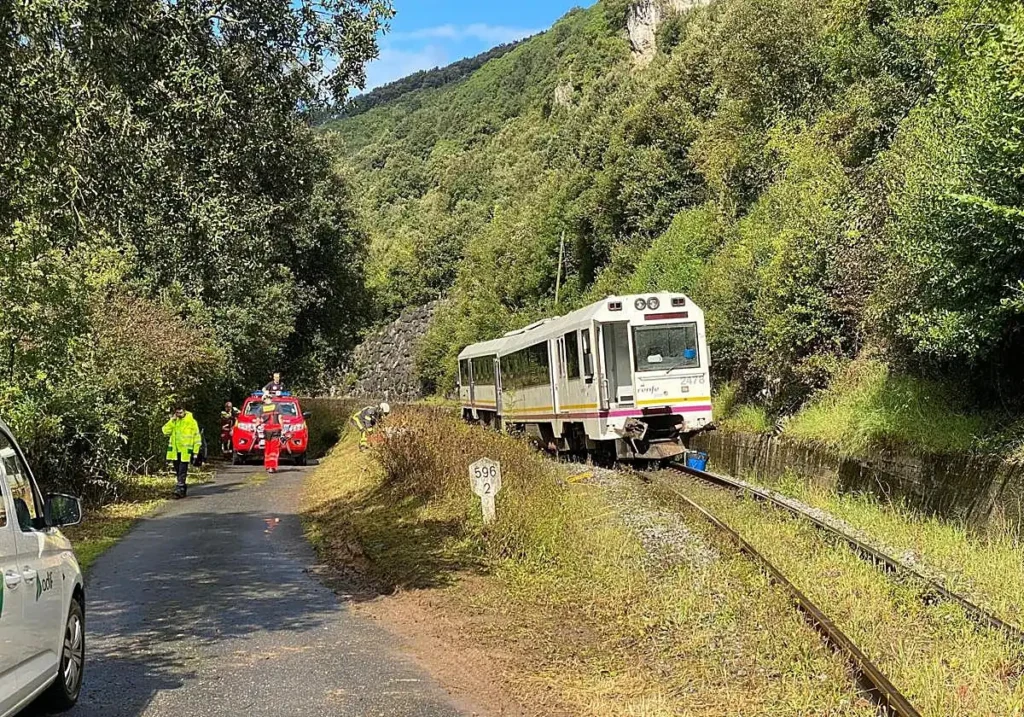 Incidente Ferroviario en Bizkaia: Evacuación Segura de Pasajeros