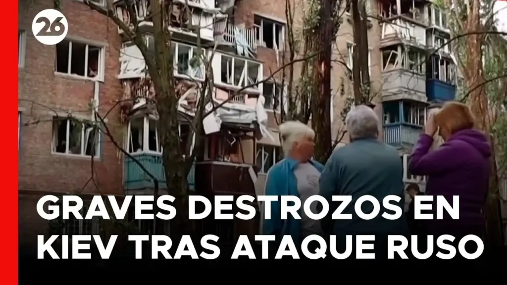 La Desgarradora Realidad de los Ataques Aéreos en Kyiv