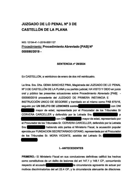 Sentencia por Delito de Odio: Un Caso de Insultos Racistas en Sestao