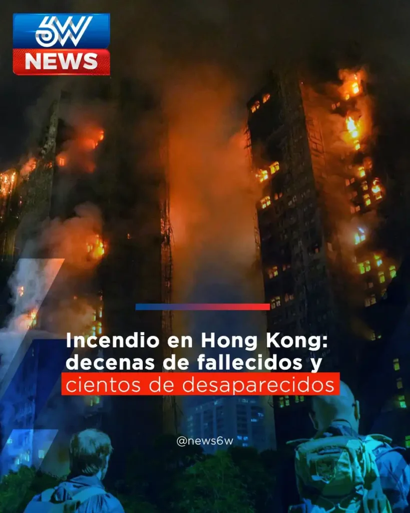Tragedia en Hong Kong: El devastador incendio de Wang Fuk Court