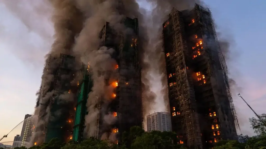 Tragedia en Tai Po: Un devastador incendio consume un complejo residencial en Hong Kong