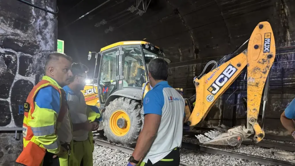Accidente laboral Cercanías Madrid: muerte trabajador en túnel C5