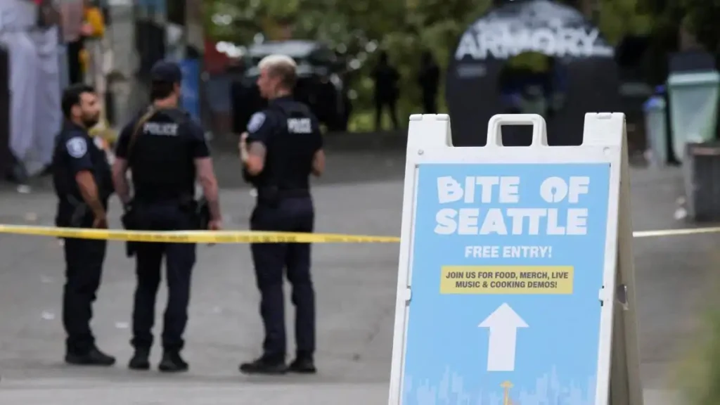 Tiroteo en el Bite of Seattle deja 3 muertos y 4 heridos cerca de la Space Needle